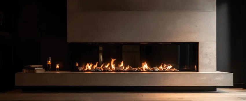 Gas Fireplace Ember Bed Design Services in Hercules, California