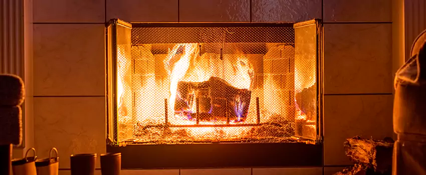 Mendota Hearth Landscape Fireplace Installation in Hercules, California